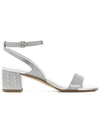 TOD'S STRAPPY BLOCK HEEL SANDALS,XXW38A0Y4401ON12838080