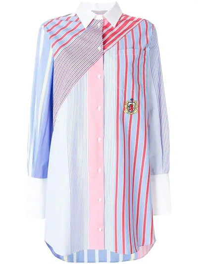 Tommy Hilfiger Hilfiger Collection Striped Shirt Dress - Blue
