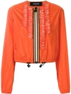 DSQUARED2 DSQUARED2 RUFFLE-TRIMMED JACKET - YELLOW & ORANGE,S72AM0613S4873012808117