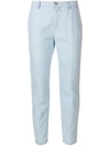 CLOSED CLOSED CROPPED TROUSERS - BLUE,C910125F8HD12829366