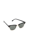 RAY BAN RB3016 CLUBMASTER POLARIZED SUNGLASSES