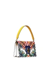DOLCE & GABBANA DOLCE & GABBANA LUCIA SHOULDER BAG IN LEATHER AND AYERS SNAKESKIN WITH APPLIQUÉS,10561433