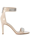 KENDALL + KYLIE Kendall+kylie Miaa Nude Patent Leather And Metal Heeled Sandal,10561775