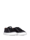 FRATELLI ROSSETTI ONE FRATELLI ROSSETTI BLACK LEATHER SNEAKERS,10561448