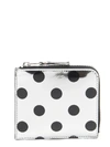 Comme Des Garçons Polka Dots Print Wallet In Multicolor