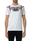 VALENTINO WHITE COTTON T-SHIRT WITH EMBROIDERY,10561531
