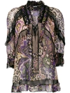 JUST CAVALLI PATTERNED BLOUSE,S04DL0183N3901712809483