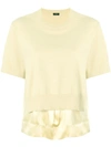 Joseph Double Layer Top In Neutrals