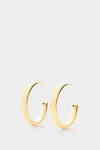 MONICA VINADER Gold Vermeil Fiji Large Hoop Earrings,GP-EA-FAHL-NON