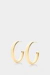 Monica Vinader Fiji Large 18ct Gold Vermeil Hoop Earrings In Metallic