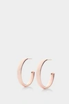 Monica Vinader Fiji Large Hoop Earrings In R Gold