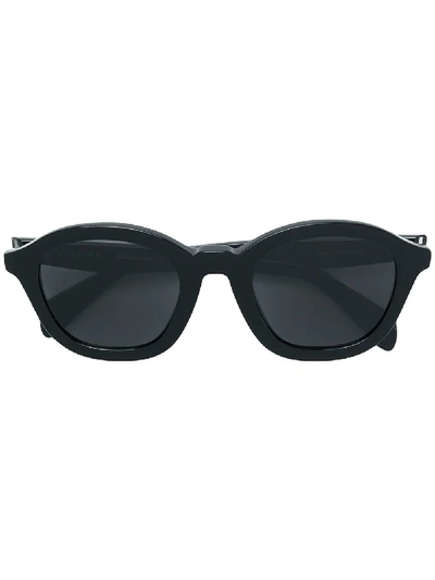 Celine Eyewear 圆框太阳眼镜 - 黑色 In Black