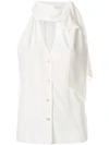 TEMPERLEY LONDON TEMPERLEY LONDON PLAGE BLOUSE - WHITE,18UPGS52483WH12829616
