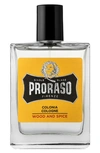 PRORASO GROOMING WOOD AND SPICE COLOGNE,400770