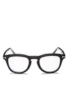 TOM FORD SQUARE KEYHOLE BLUE BLOCKER GLASSES, 49MM,FT5488-BW49001