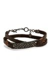 ARMENTA OLD WORLD WRAP BAR BRACELET,12594