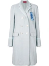 THE GIGI VINTAGE STYLE BUTTONED COAT,BLANCATHD60112833084