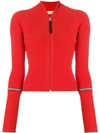 ALYX 1017 ALYX 9SM ZIPPED CARDIGAN - RED,AAWKN0011033RED12770688