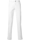 Incotex Slim Fit Trousers In White