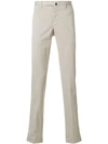 Incotex Slim Fit Chinos In Neutrals