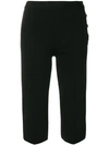 GIVENCHY GIVENCHY SLIM CROPPED TROUSERS - BLACK,BW505X4Z1M12843176
