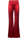 GALVAN flared trousers,61312840521