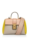 BOTTEGA VENETA Multicolor Piazza Leather Top Handle Bag,502357.0