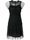 RED VALENTINO LACE LAYERED FITTED DRESS,PR0VA09B3QD12830715
