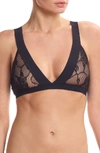 COMMANDO STRIPPED LACE BRALETTE,BRA224