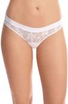 COMMANDO STRIPPED LACE THONG,CT26