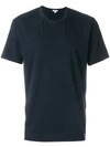 James Perse Crewneck Blue T-shirt In Blue