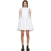 SACAI White Panelled Short Dress,18-03910