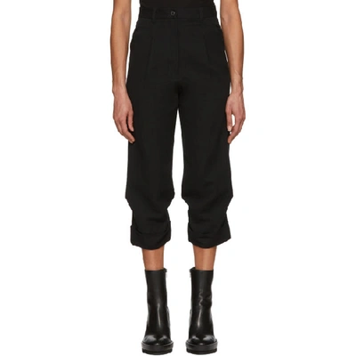 Ann Demeulemeester Black Harbour Trousers In 099 Black