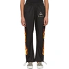 PALM ANGELS Black Palms & Flames Lounge Trousers,PMCA012S182650251088