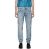 SAINT LAURENT SAINT LAURENT BLUE SKINNY JEANS,504685 Y868M