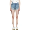 GRLFRND Blue Denim 'The Cindy' Shorts,GFDN4011RV.01