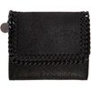STELLA MCCARTNEY Black Falabella Small Flap Wallet,431000W8180
