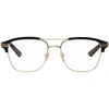Gucci Wayfarer Framed Glasses In 002 Black