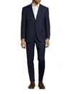 CORNELIANI Pinstripe Regular-Fit Virgin Wool & Cashmere-Blend Suit,0400092552753