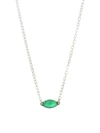 ILA Emerald & 14K Yellow Gold Pendant Necklace