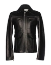MAISON MARGIELA Leather jacket,41783765FP 3