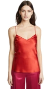 GALVAN SATIN V NECK CAMI