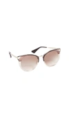 PRADA ROUND CAT SUNGLASSES