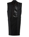 RICK OWENS SLEEVELESS COAT,RO18S8952/COMT41/9