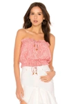 FREE PEOPLE PEPPERMINT TUBE TOP