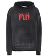 GIVENCHY PRINTED COTTON HOODIE,P00316993