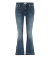 7 FOR ALL MANKIND CROPPED MID-RISE BOOTCUT JEANS,P00312406