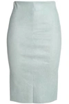DROME Distressed leather pencil skirt,AU 12789547614770251