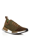 ADIDAS ORIGINALS MEN'S NMD R1 KNIT LACE UP SNEAKERS,CQ2389