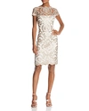 TADASHI SHOJI SEQUINED LACE DRESS,ALT1812M